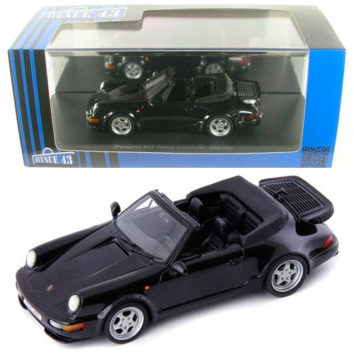 AutoCult Avenue43 Porsche 911 (964) Turbo Cabriolet Black (1/43)