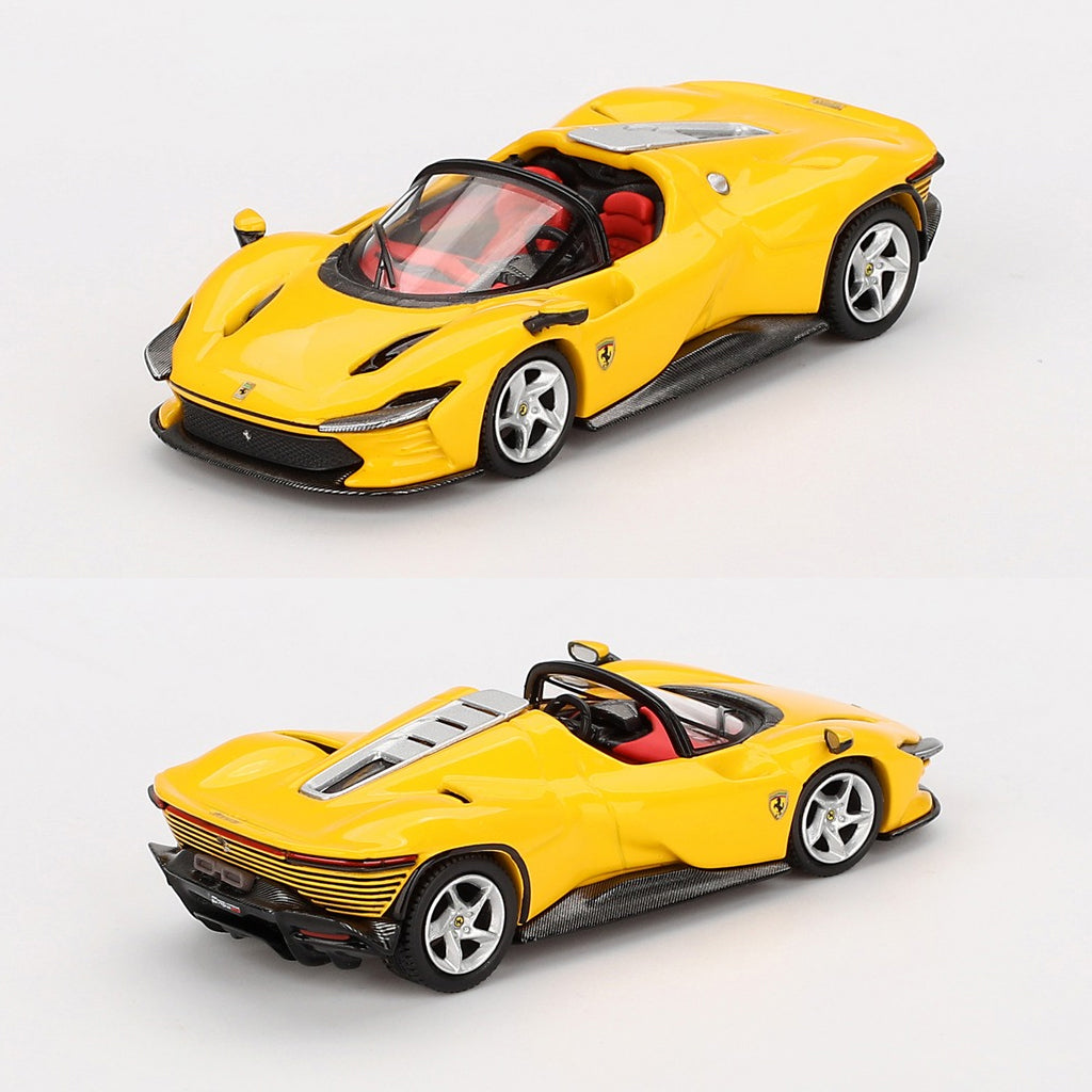 BBR Models Ferrari Daytona SP3 Giallo Modena Yellow (1:64 Scale)