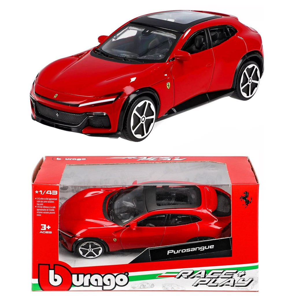 Bburago Ferrari Purosangue SUV Red (1:43 Scale)