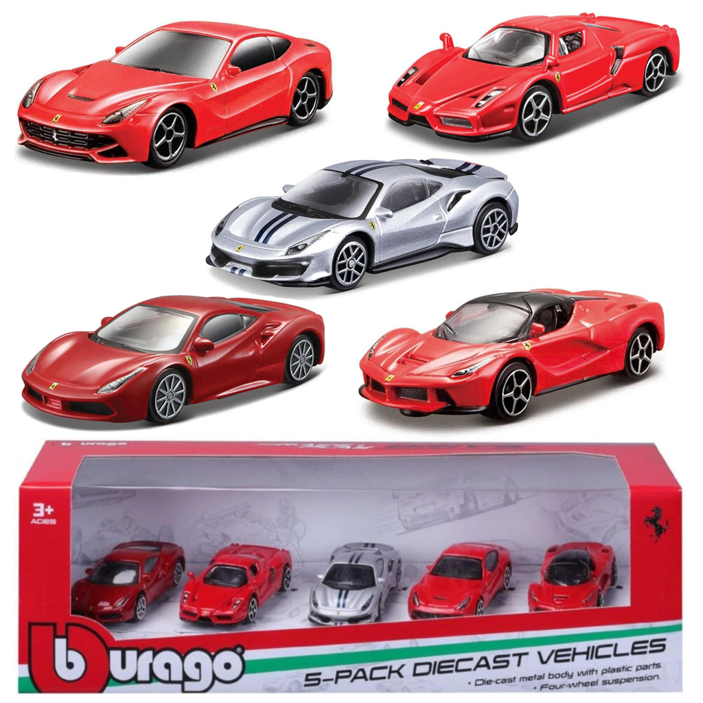Bburago Ferrari Race Play Pack Of Diecast Cars (1:64) – AGR Models