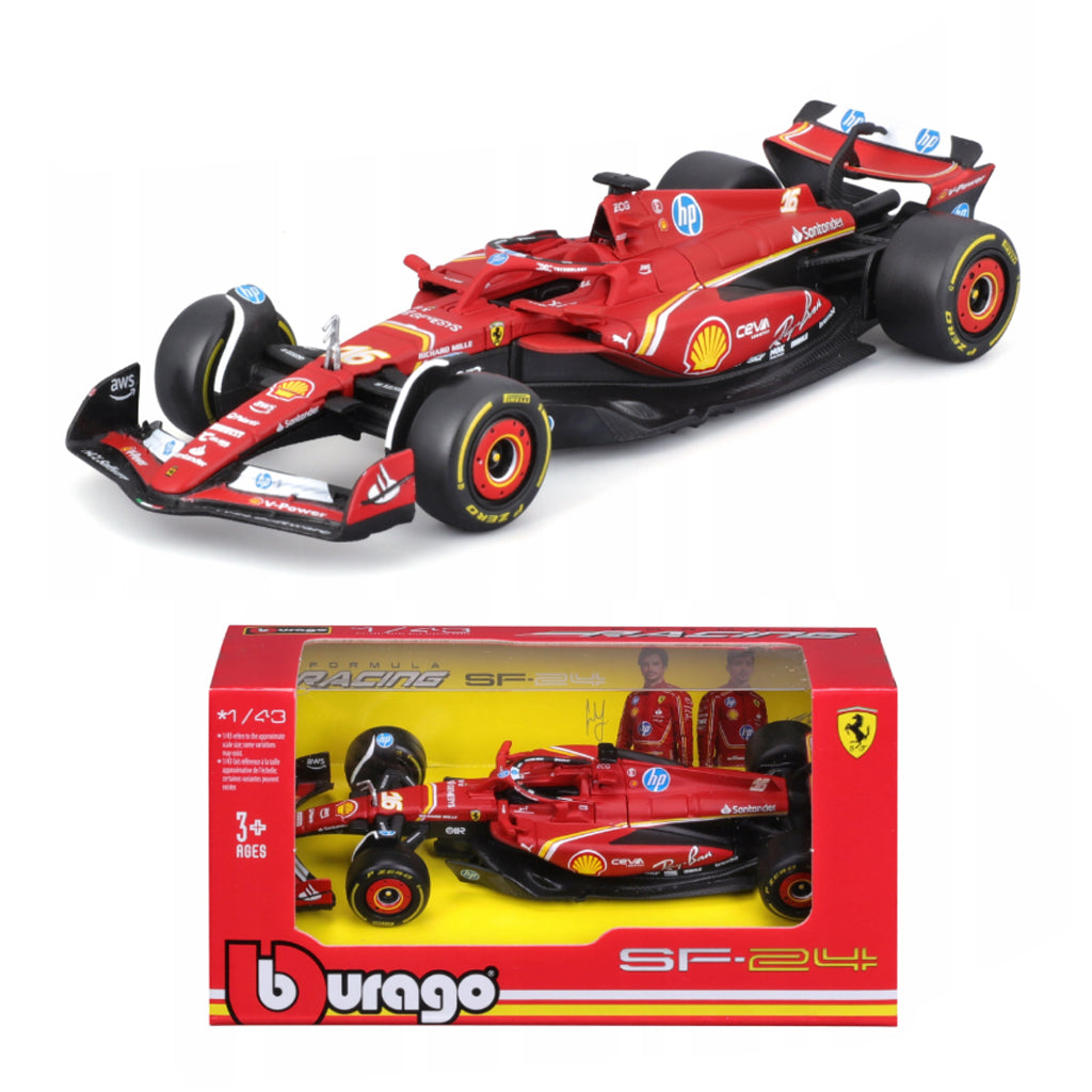 Bburago 1/43 - SF-18 for Scuderia Ferrari F1 Team SF24 Signature Die cast Adults Model Car Display F1 GP 2018 Collection Bburago 1/43 - SF-18 for Scuderia Ferrari F1 Team SF24 Signature Die cast Adults Model Car Display F1 GP 2018 Collection