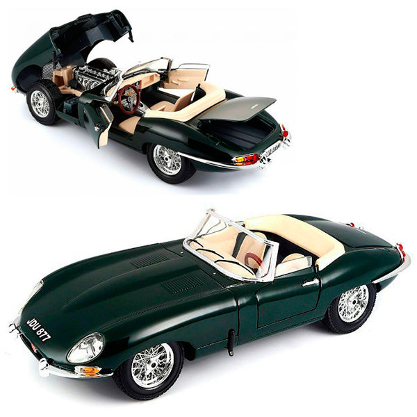 Bburago Jaguar E-Type Cabriolet Green (1/18) (18-12046)