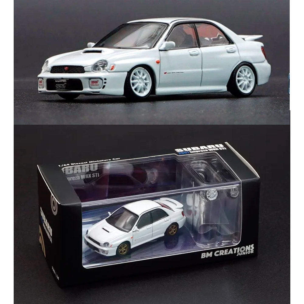 BM Creations Subaru Impreza WRX STI 2001 White (1/64)