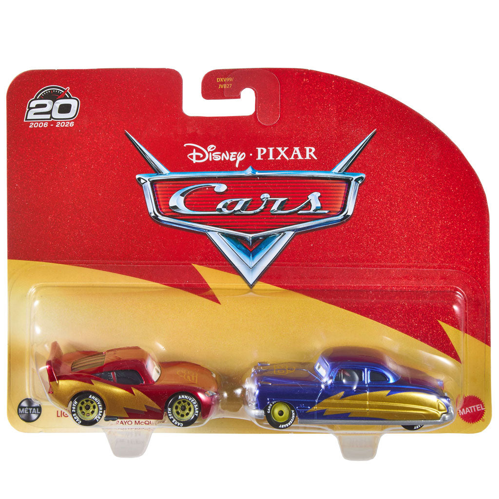 Disney Pixar Cars 2-Pack - Lightning McQueen & Doc Hudson