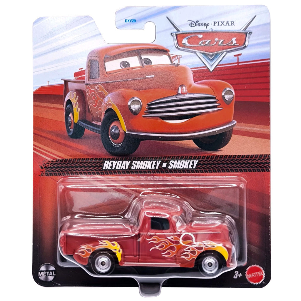 Disney Pixar Cars Diecast Vehicle - Heyday Smokey With Flames (1:55)