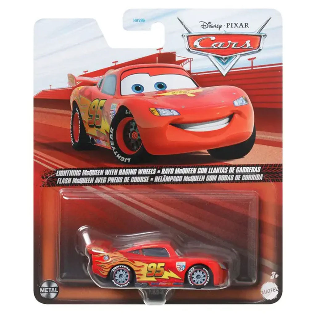 Disney Pixar Cars - Lightning McQueen With Racing Wheels (1:55 Scale)