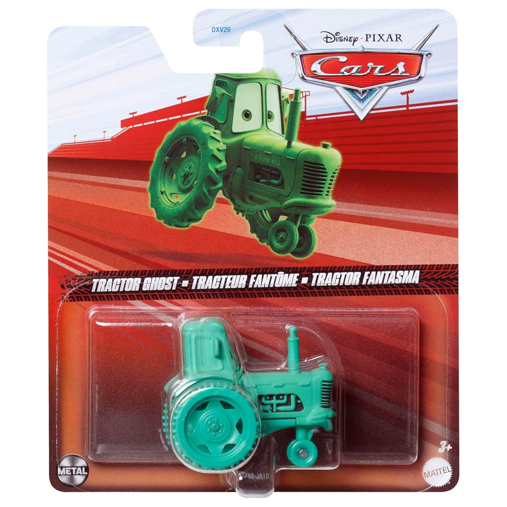 Disney Pixar Cars Diecast Vehicle - Tractor Ghost (Green) (1:55 Scale)