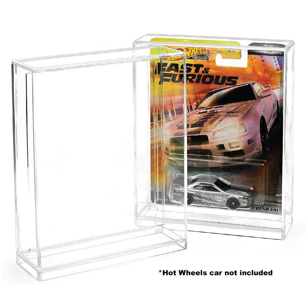 Friki Monkey Acrylic Display Case For Hot Wheels Premium Card Model