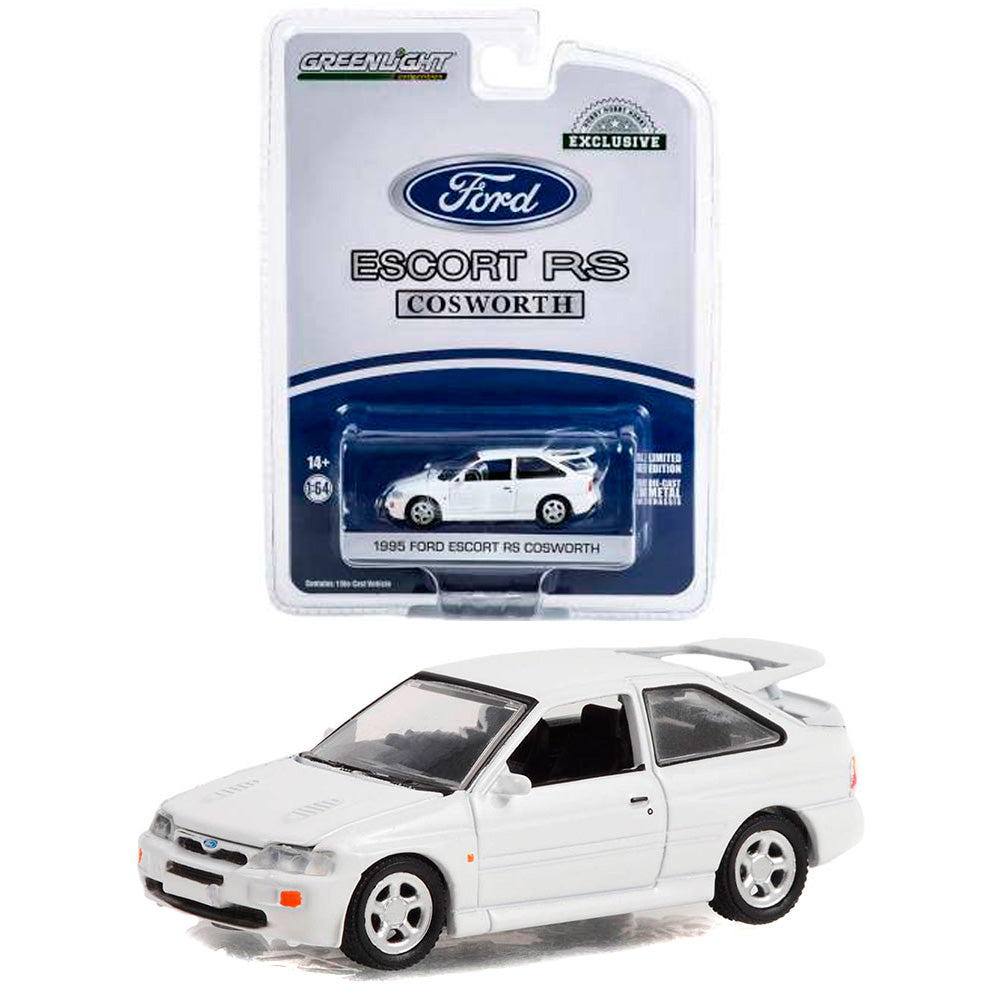 Greenlight 1995 Ford Escort RS Cosworth Diamond White (1/64)