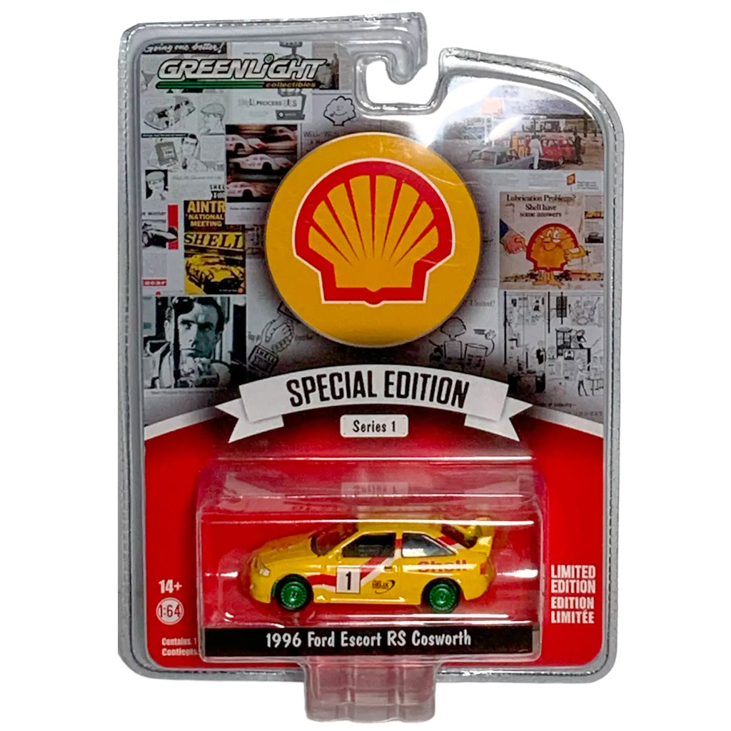 Greenlight Shell Oil - Ford Escort RS Cosworth (1:64) Green Machine