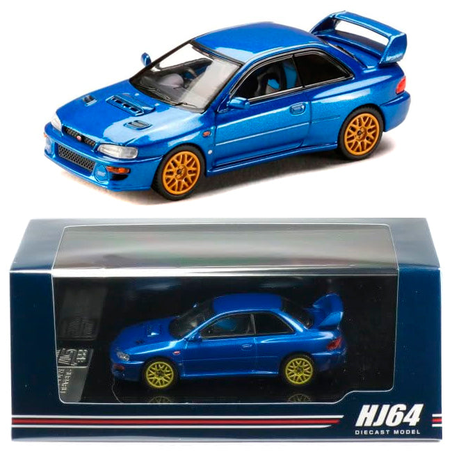 SUBARU IMPREZA 22B SONIC BLUE 1998 Solido 1807401 Coche de Metal SUBARU IMPREZA 22B SONIC BLUE 1998 Solido 1807401 Coche de Metal