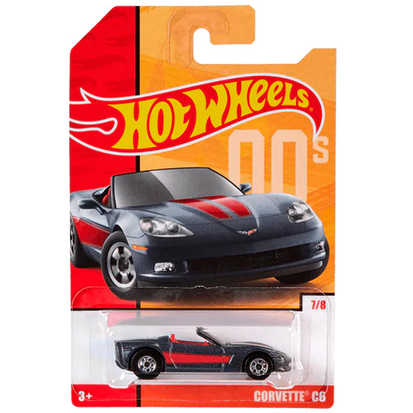 Hot Wheels Throwback Series 2 - Corvette C6 (Card Creased)