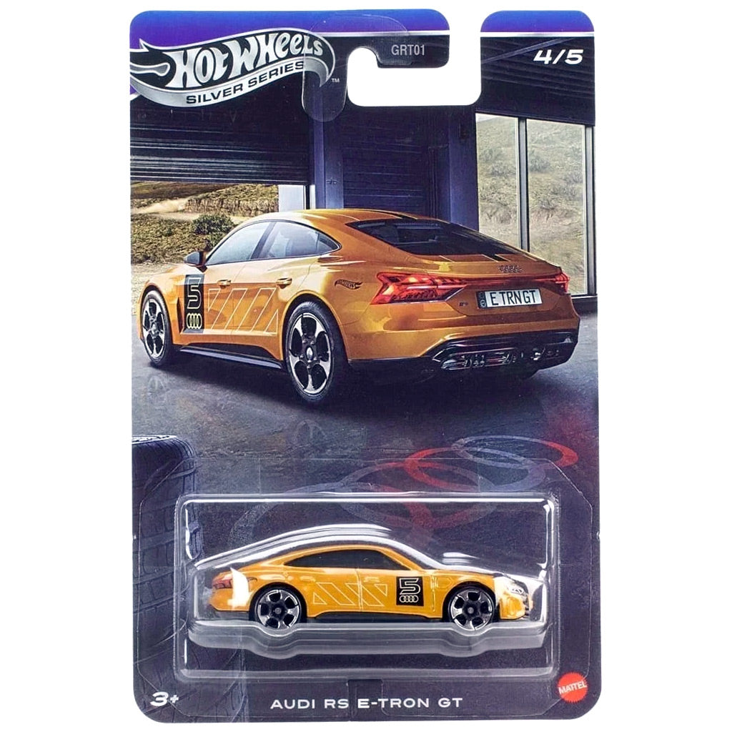 Hot Wheels Audi Series 2026 - 4/5 - Audi RS E-Tron GT Yellow (JKY18)