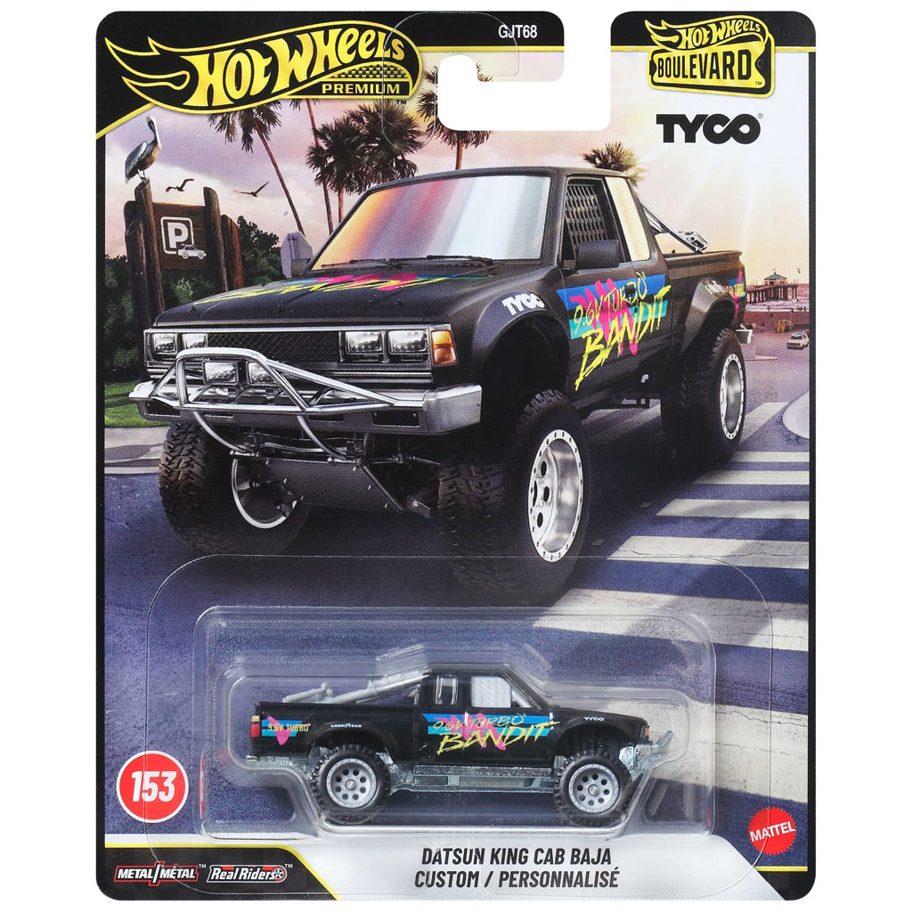 Hot Wheels Boulevard 2026 - #153 - Datsun King Cab Baja Custom Black