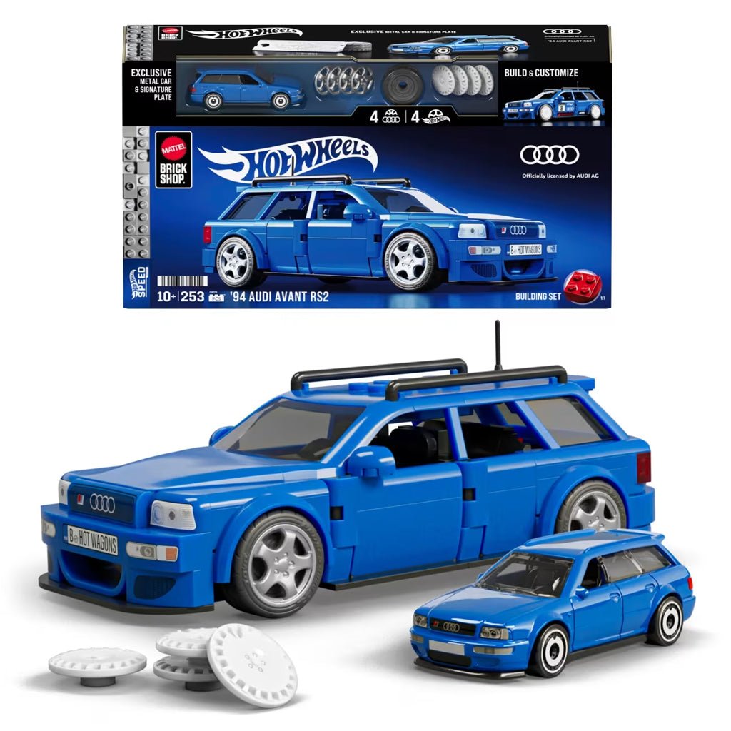 Hot Wheels Brick Shop '94 Audi Avant RS2 Blue (JGR28) – AGR Models