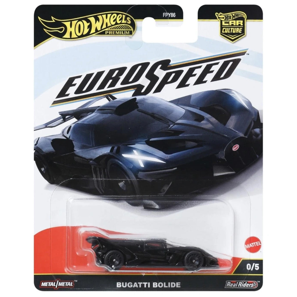 Hot Wheels - Eurospeed 2025 - 0/5 - Bugatti Bolide Black (Chase)