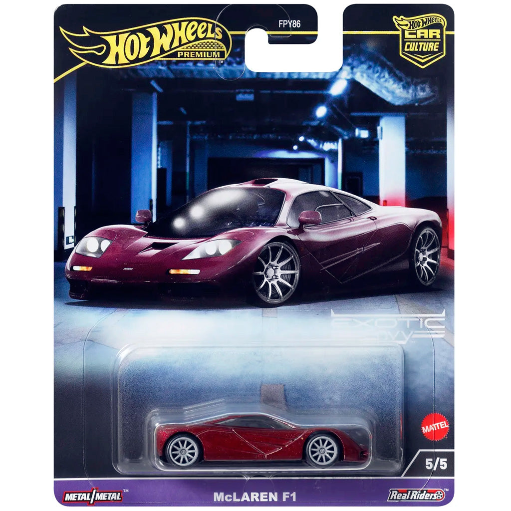 Hot Wheels Exotic Envy - McLaren F1 Burgundy
