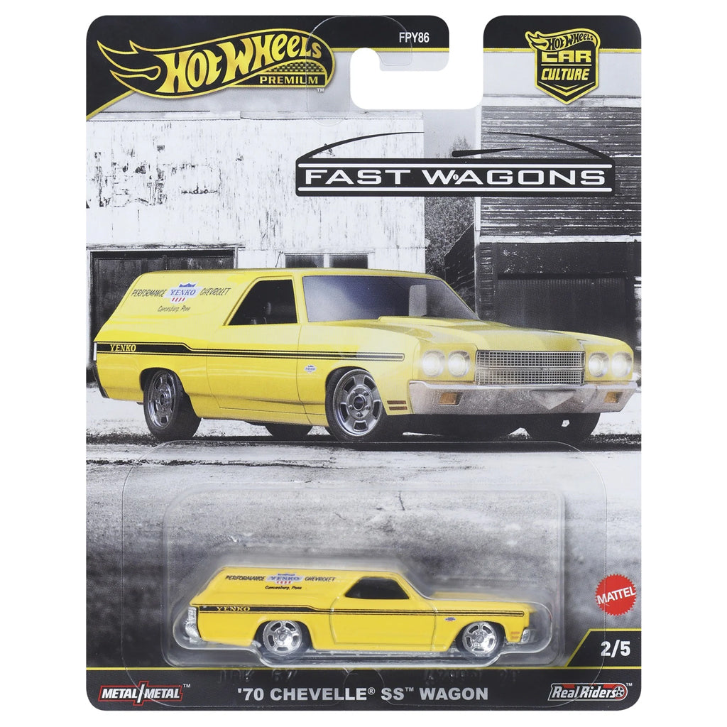 Hot Wheels Car Culture: Fast Wagons 2025 - 2/5 - '70 Chevelle SS