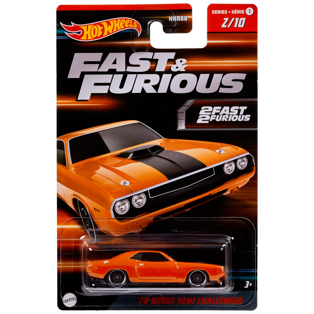Hot Wheels Fast & Furious - '70 Dodge Hemi Challenger (Card Tatty)