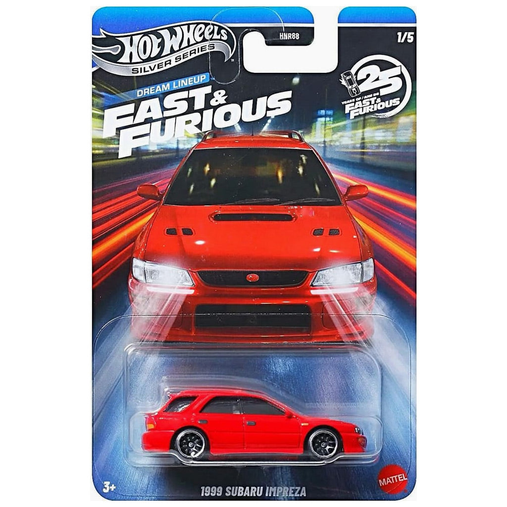 Hot Wheels Fast & Furious - Dream Lineup - 1/5 - 1999 Subaru Impreza