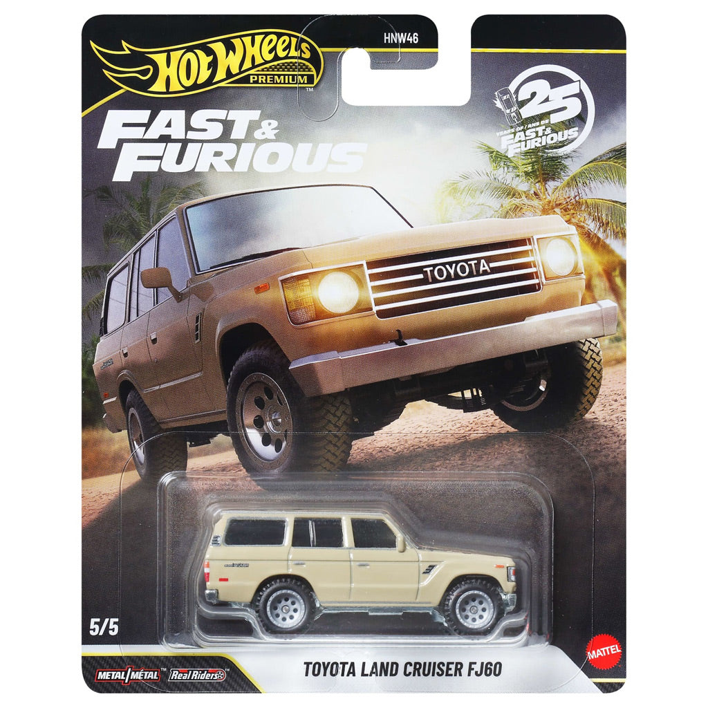 Hot Wheels Fast & Furious 2026 - 5/5 - Toyota Land Cruiser FJ60 Tan