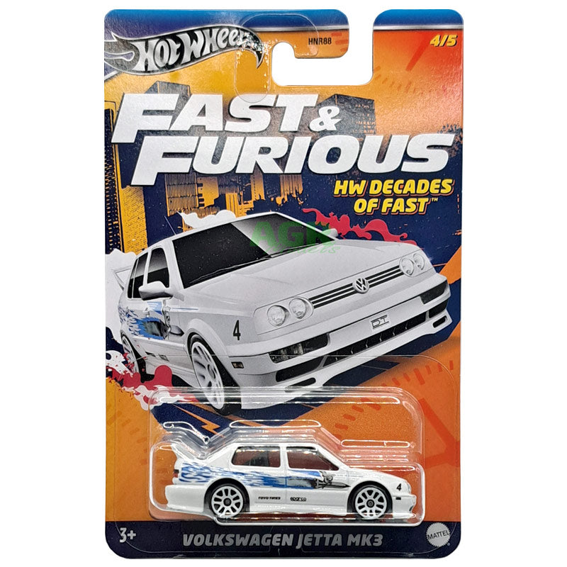 Hot Wheels Fast & Furious Decades Of Fast - VW Jetta (Card Creased)