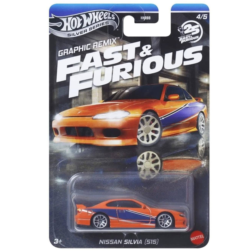 Hot Wheels Fast & Furious - Graphic Remix - 4/5 - Nissan Silvia