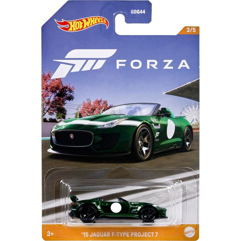 Hot Wheels Forza 2023 - '15 Jaguar F-Type Project 7 (Card Creased)