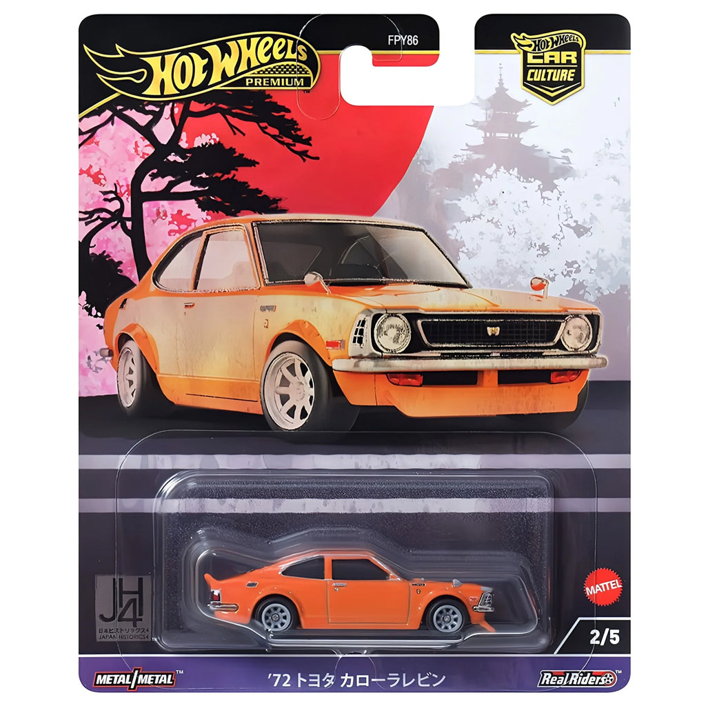 Hot Wheels Japan Historics 4 - 2/5 - '72 Toyota Corolla Levin