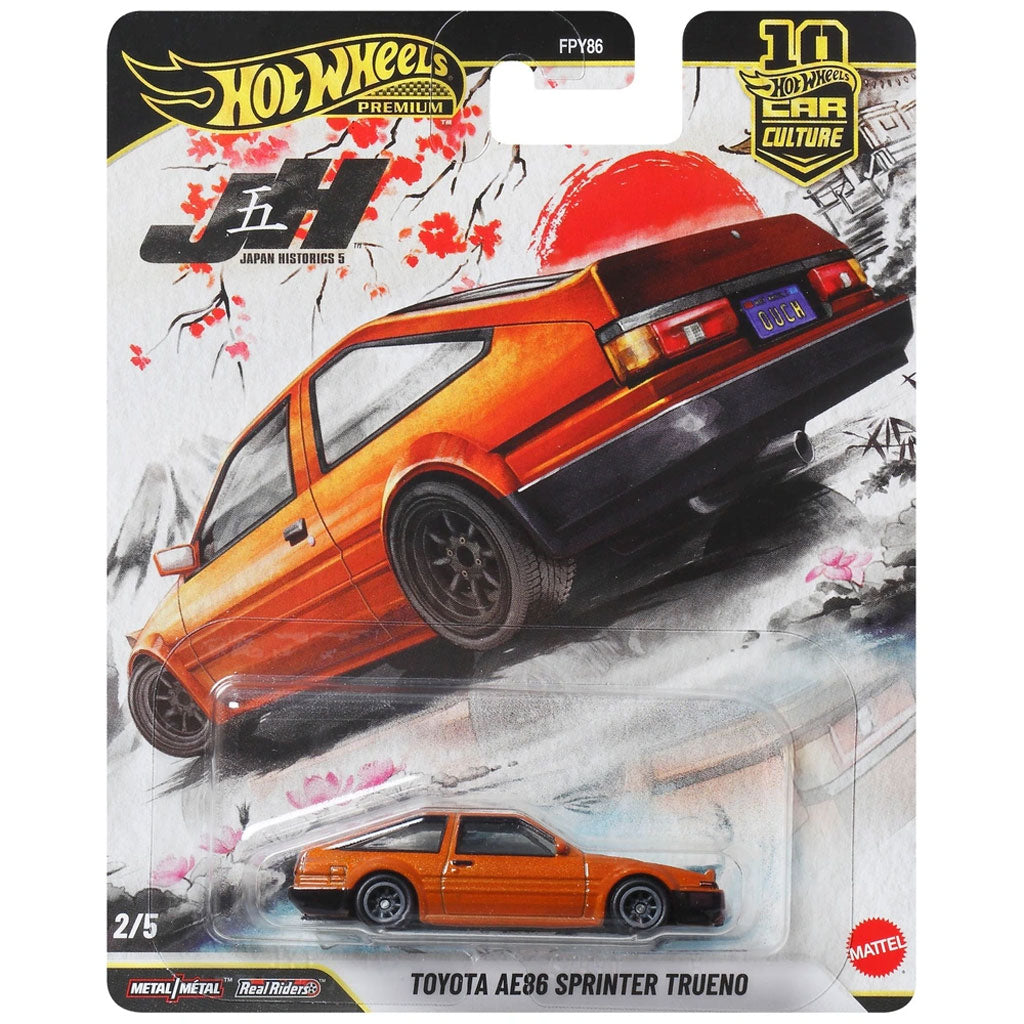 Hot Wheels Japan Historics 5 - 2/5 - Toyota AE86 Sprinter Trueno
