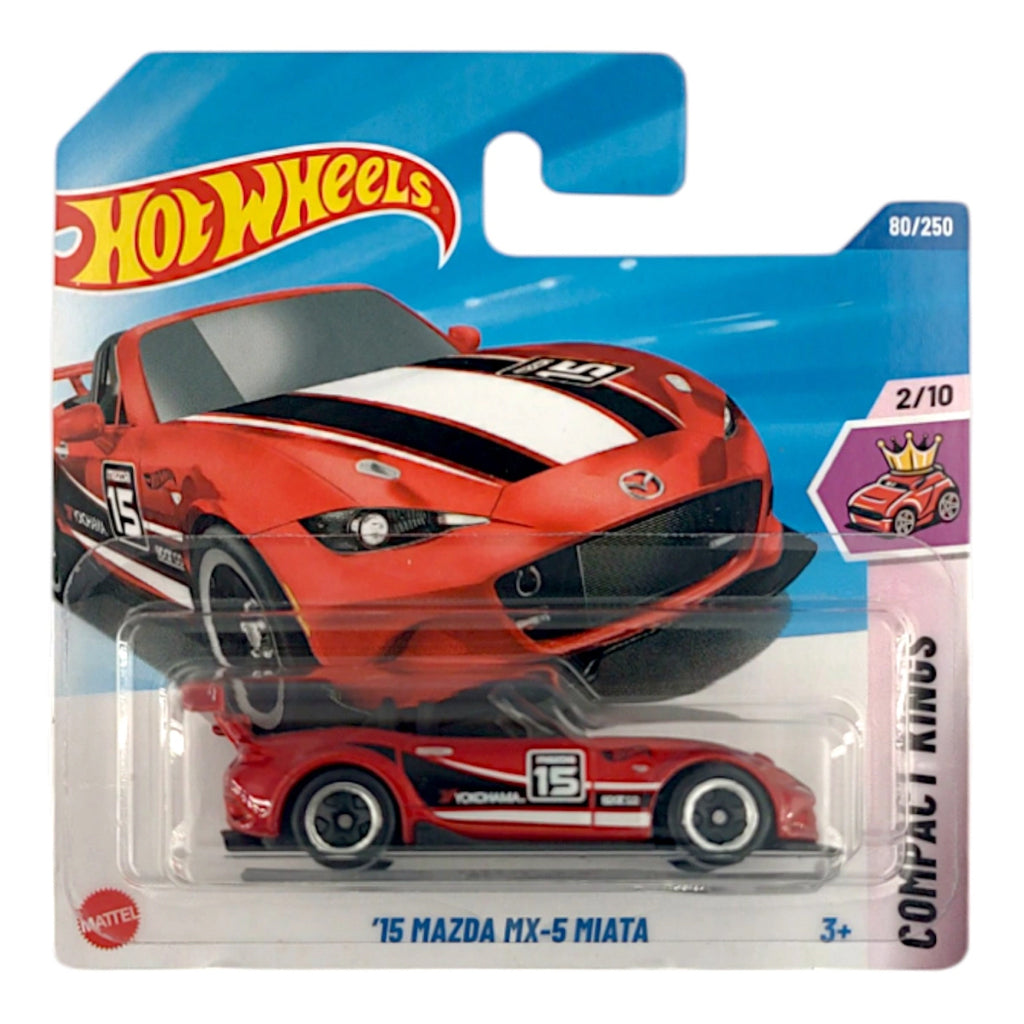 Hot Wheels - '15 Mazda MX-5 Miata Red (SC) 2025 Compact Kings (JBB18)