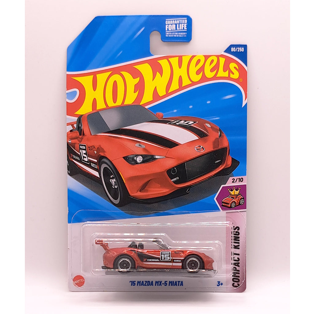 Hot Wheels - '15 Mazda MX-5 Miata Red (US LC) JBB18 (Tatty Card)