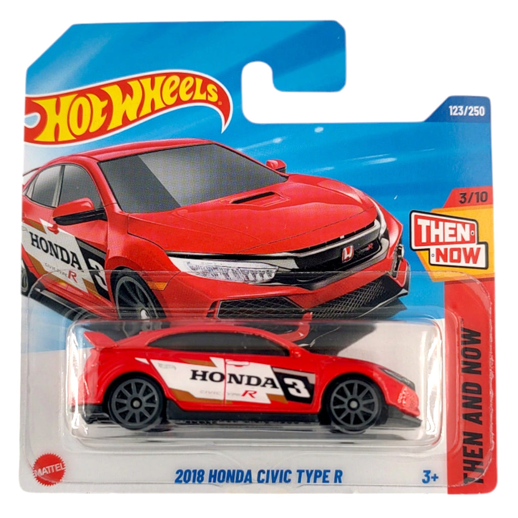 Hot Wheels - 2018 Honda Civic Type R (SC) Then And Now