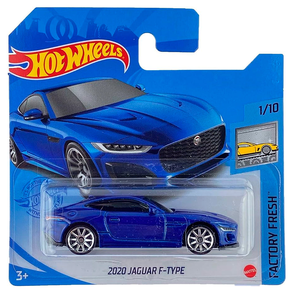 Hot Wheels - 2020 Jaguar F-Type Blue (SC) Factory Fresh (Tatty Card)