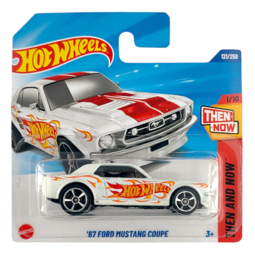 Hot Wheels - '67 Ford Mustang Coupe White (SC) HYY62 (Blister