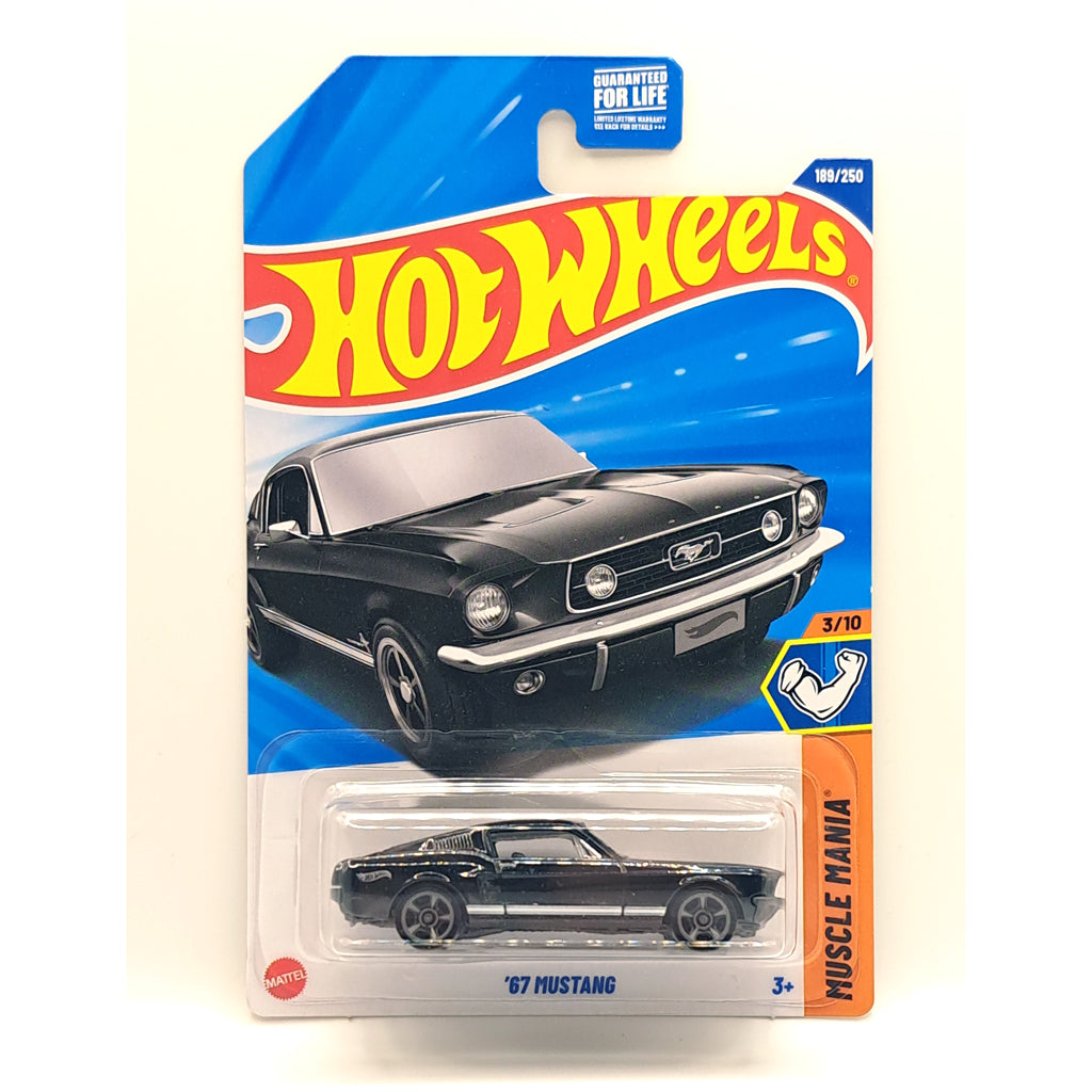 Hot Wheels - 67 Mustang Black (US LC) 2025 Muscle Mania (Card