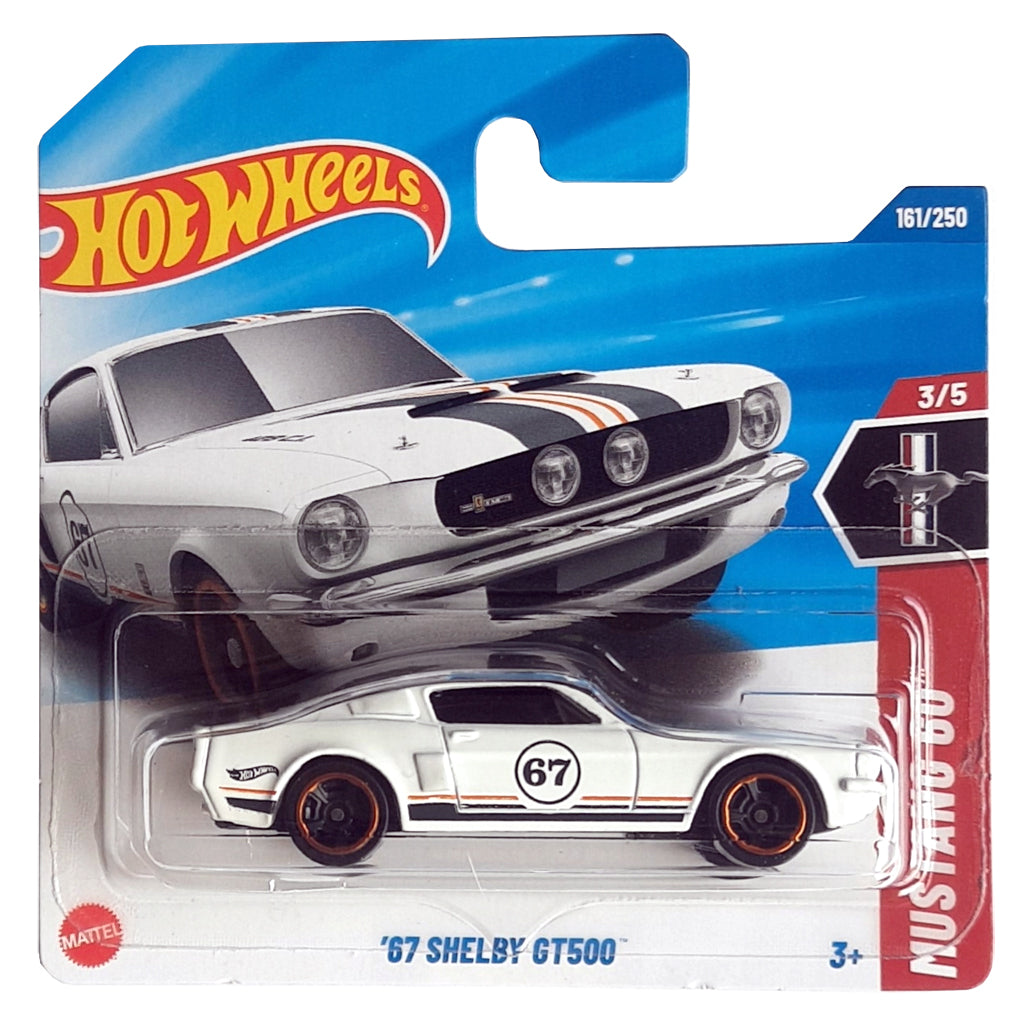 Hot Wheels - 67 Shelby GT500 White (SC) 2025 Mustang 60 (Card