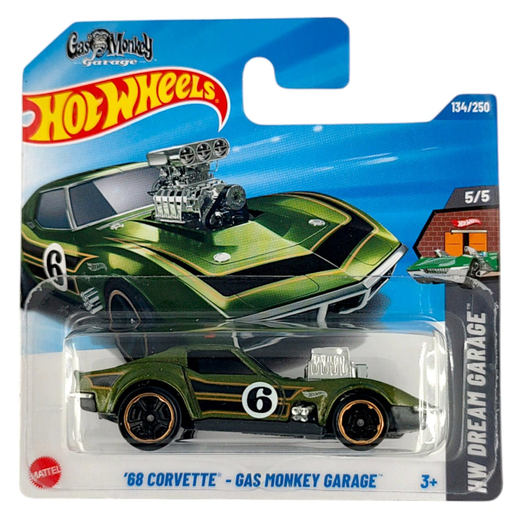 Hot Wheels - '68 Corvette Gas Monkey Garage Green (SC)