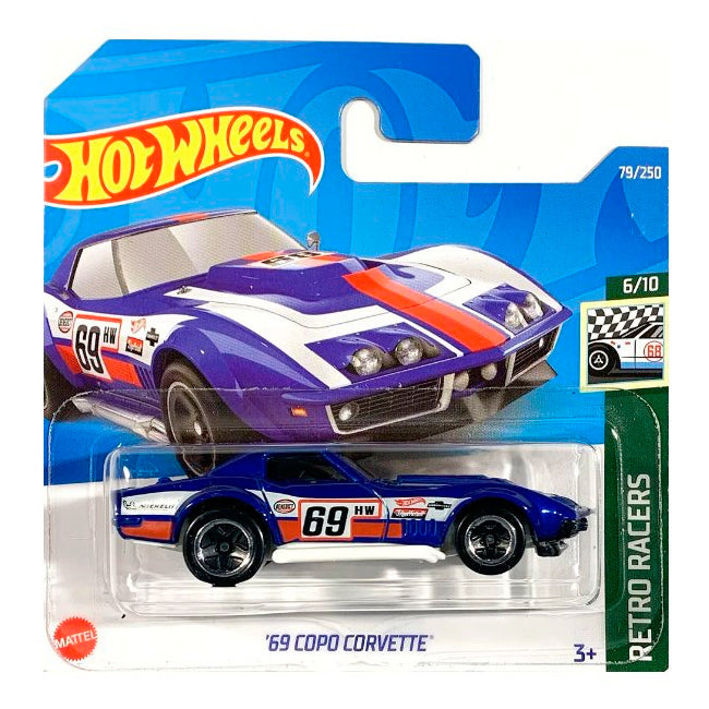 Hot Wheels - '69 Copo Corvette (SC) Retro Racers (Blister Warped)