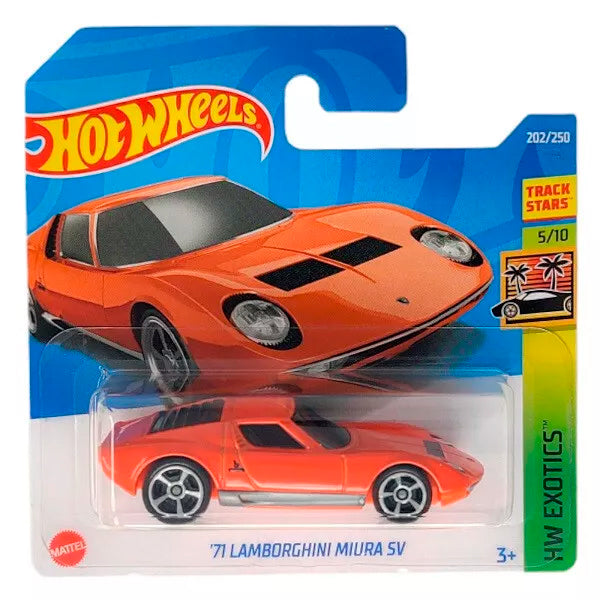 Hot Wheels - '71 Lamborghini Miura SV Orange (SC) HCV34 (HW Exotics)