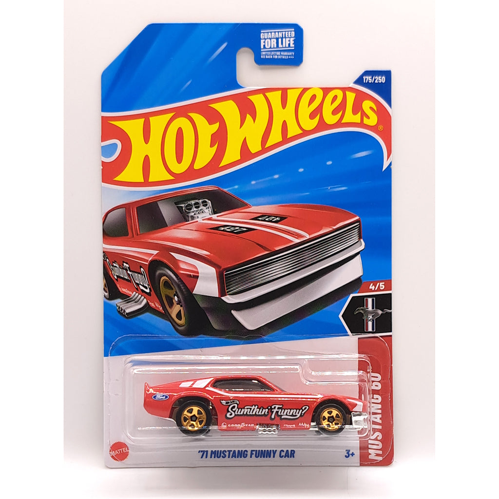 Hot Wheels - '71 Mustang Funny Car Red (US LC) 2025 Mustang 60 (JBB04)