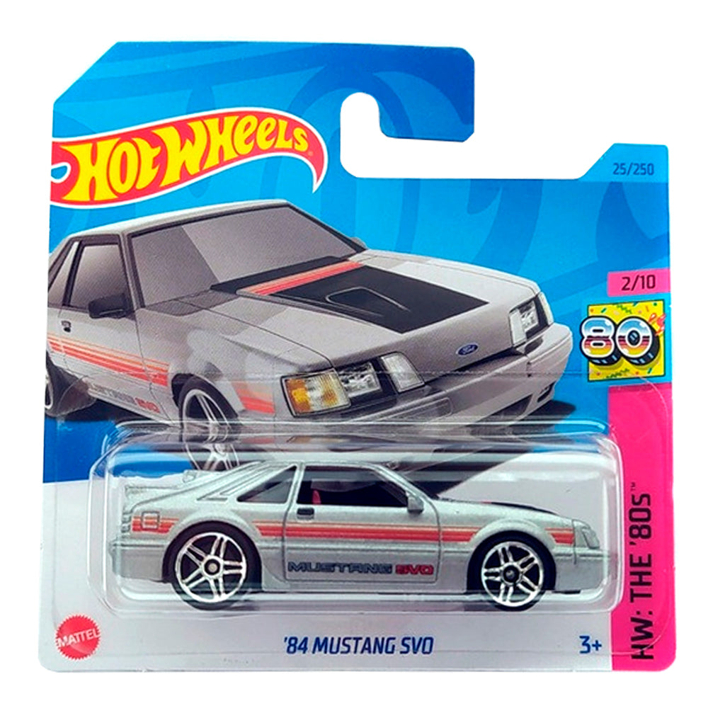 Hot Wheels - '84 Mustang SVO Silver (SC) HKG80 (2023 HW: The '80s)