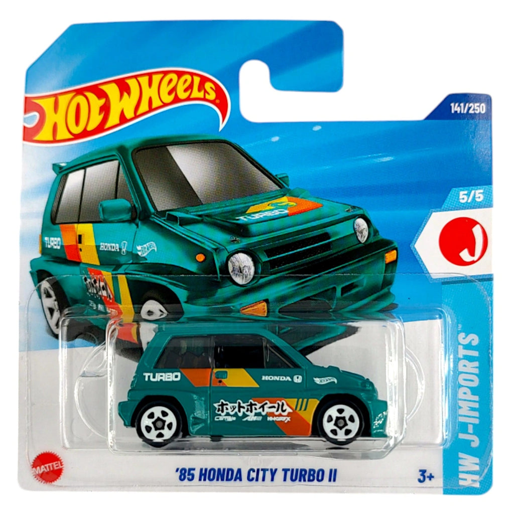 Hot Wheels - '85 Honda City Turbo Teal TREASURE HUNT (SC) HW J-Imports