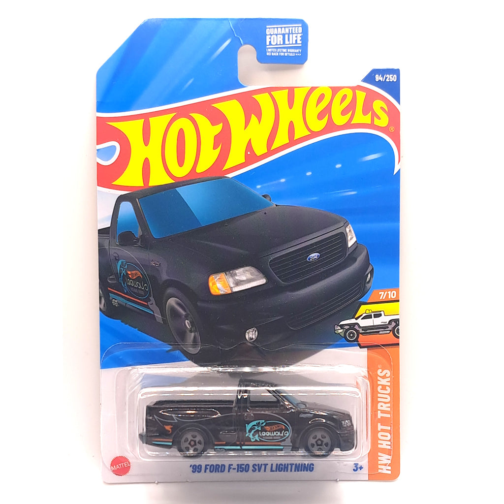 Hot Wheels - '99 Ford F-150 SVT Lightning Black (US LC)