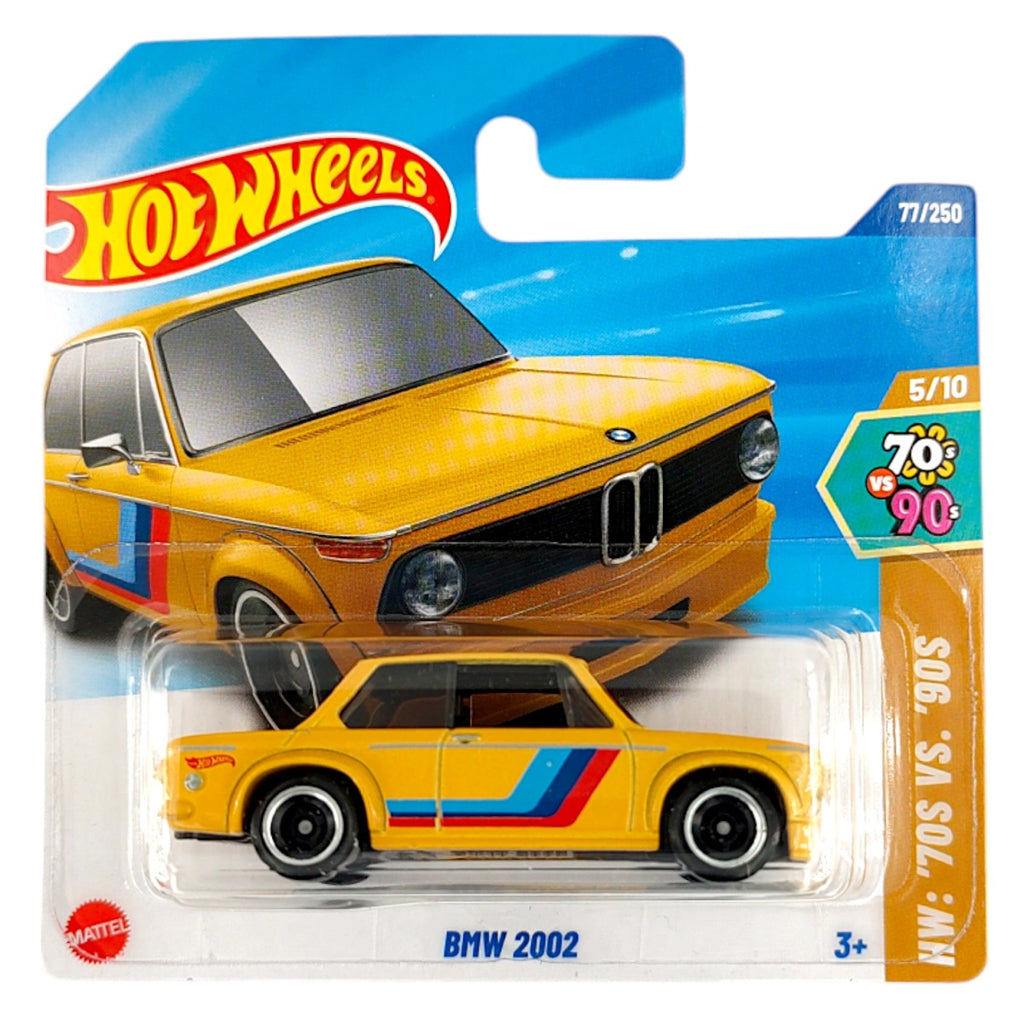 Hot Wheels - BMW 2002 Yellow (SC) HYX21 (HW: 70s Vs 90s)