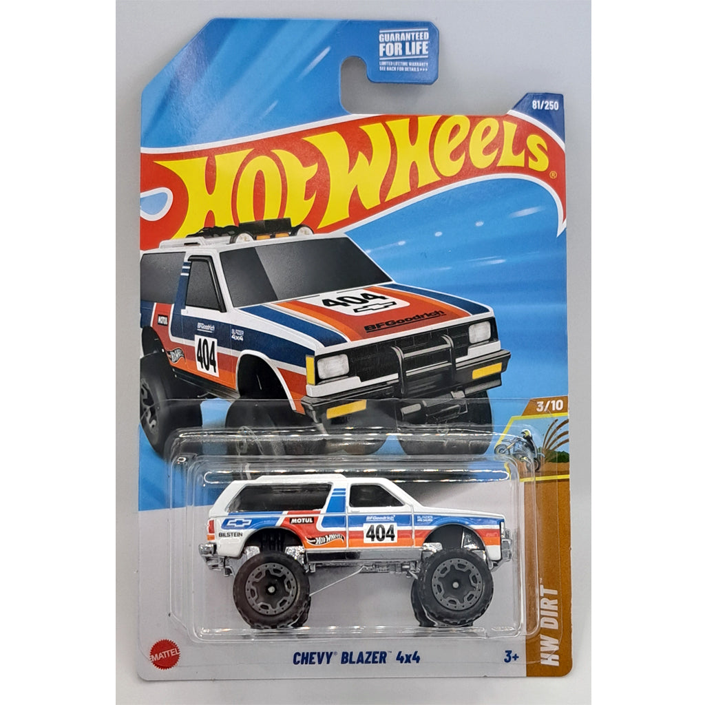 Hot Wheels - Chevy Blazer 4x4 White (US LC) 2025 HW Dirt (HYX25)