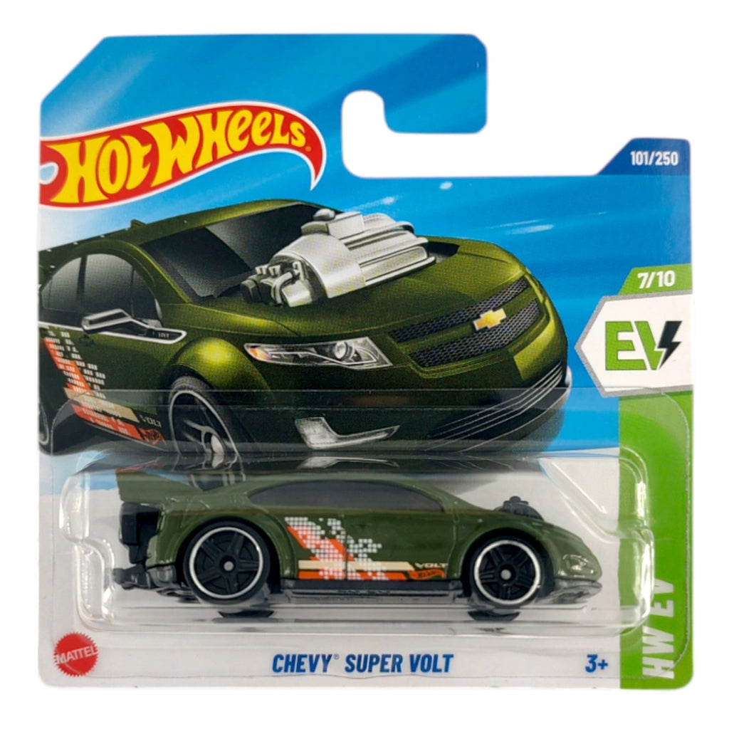 Hot Wheels - Chevy Super Volt Green (SC) 2025 HW EV (HYY99)