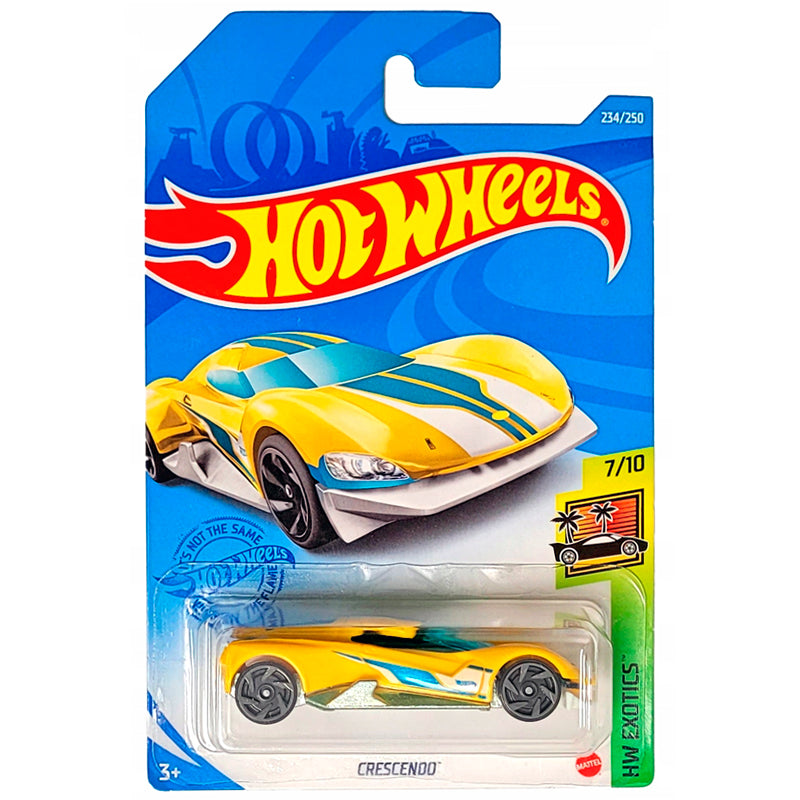 Hot Wheels - Crescendo Yellow (LC) GRY89-M7C5 (Tatty Card)