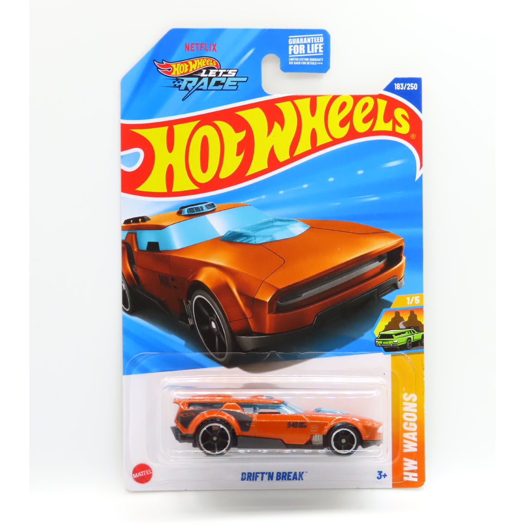 Hot Wheels - Drift'N Break Orange (US LC) JBB09 (2025 HW Wagons)