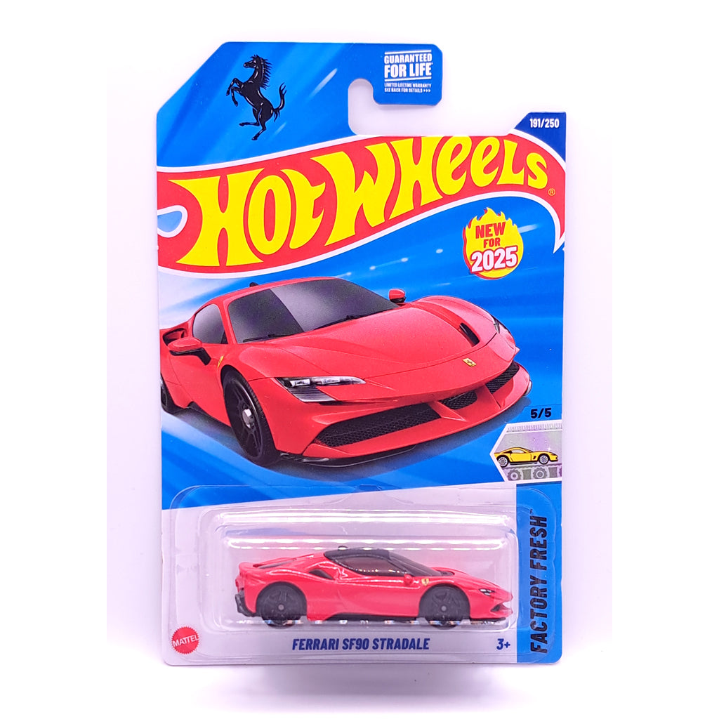 Hot Wheels - Ferrari SF90 Stradale Red (US LC) HYW34 (Card Creased